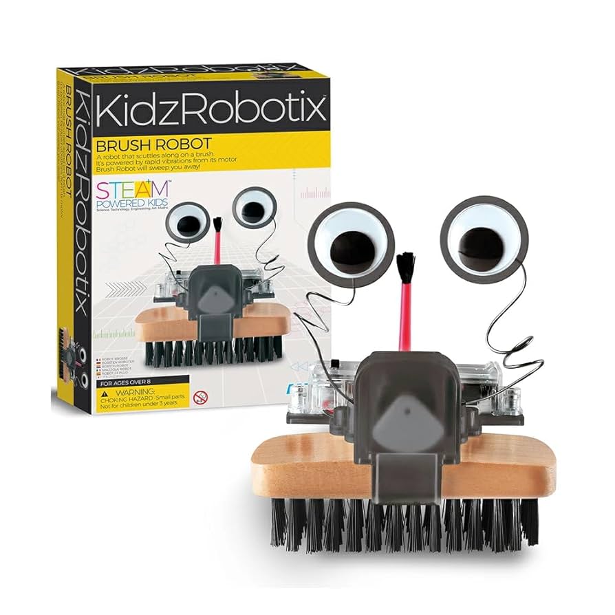 Amazon | ［4M］お掃除ブラシロボット ロボット工学 おもちゃ